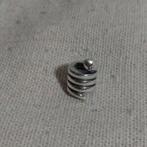 S925 ALE: Pandora silver snake charm.